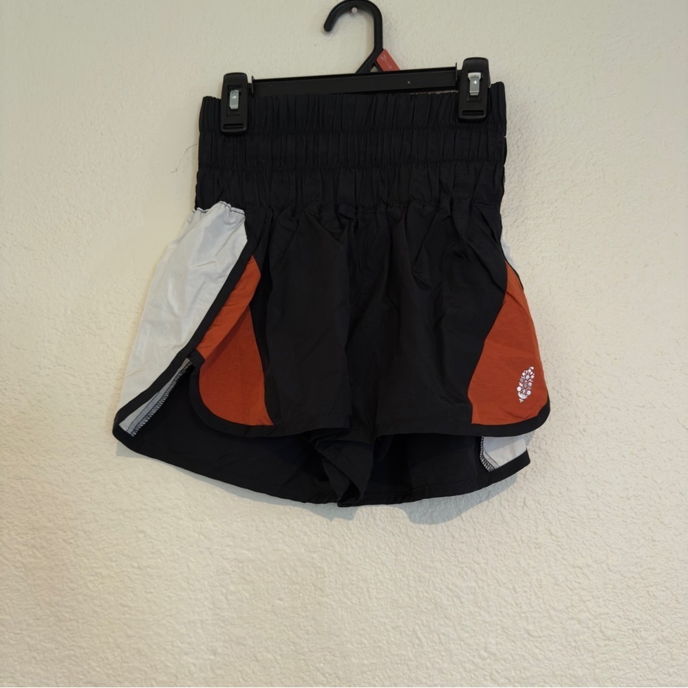 Free People Movement The Way Home Short Black Burnt Orange Womens - Picture 3 of 8